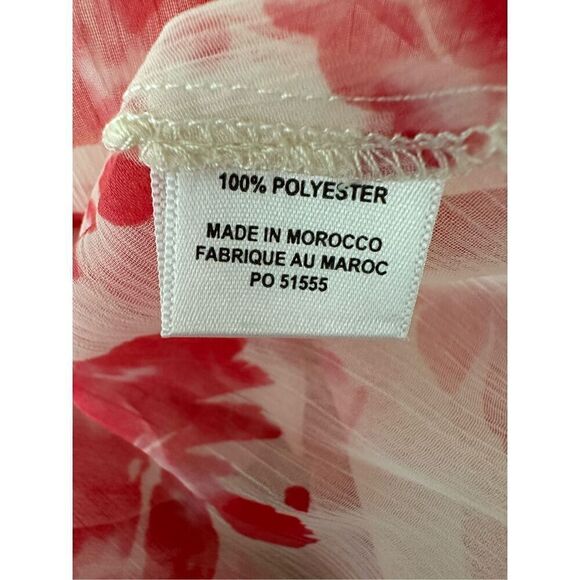 Misa Los Angeles Isella in Watermelon Blossom Floral Off the Shoulder Dress Size - Picture 5 of 6